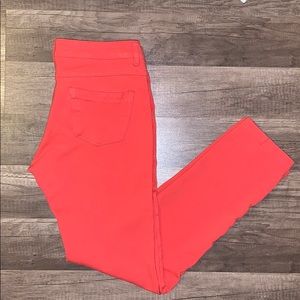 Coral Skinny Jeans